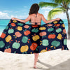 Apple Pattern Print Design AP09 Sarong Pareo Wrap