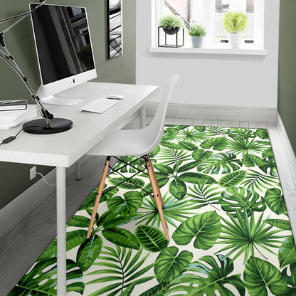 Tropical Flower Pattern Print Design TF013 Area Rugs