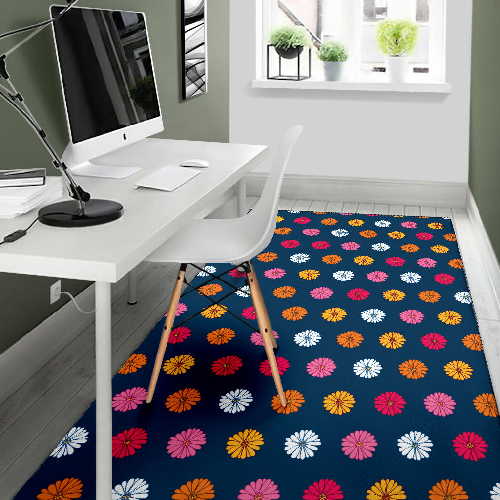 Gerberas Pattern Print Design GB06 Area Rugs