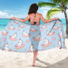 Donut Unicorn Pattern Print Design DN014 Sarong Pareo Wrap