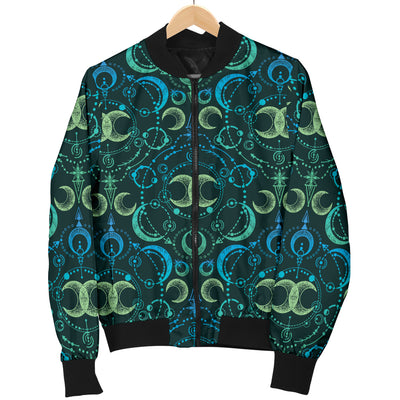 Celestial Pattern Print Design 07 Women's Bomber Jacket