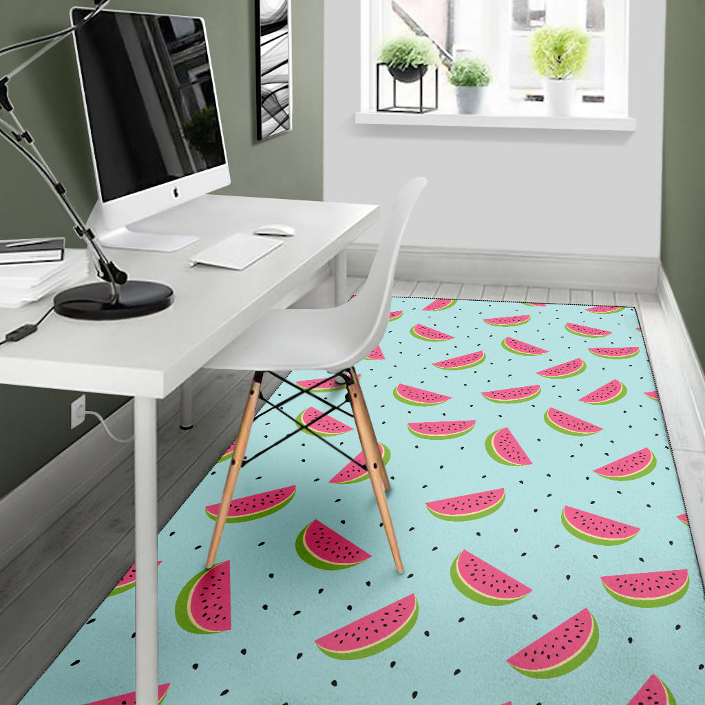 Watermelon Pattern Print Design WM06 Area Rugs