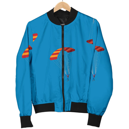 Paratrooper Pattern Print Design A01 Women's Bomber Jacket