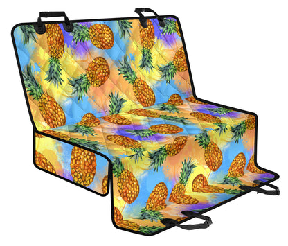 Pineapple Pattern Print Design PP09 Rear Dog  Seat Cover