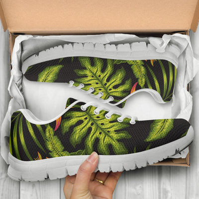 Bird Of Paradise Pattern Print Design BOP013 Sneakers White Bottom Shoes