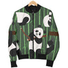 Panda Pattern Print Design A04 Women's Bomber Jacket