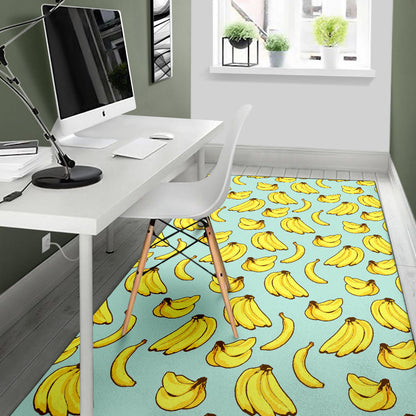 Banana Pattern Print Design BA04 Area Rugs
