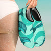 Dolphin Wave Print Aqua Water Shoes