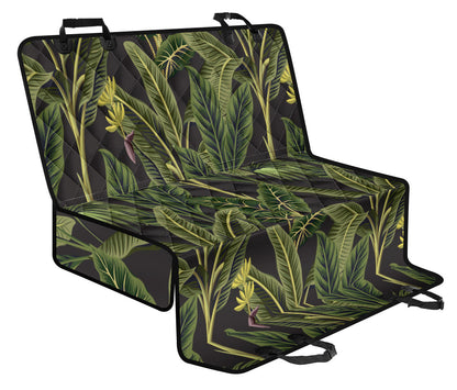 Banana Leaf Pattern Print Design BL04 Rear Dog  Seat Cover