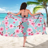 Cherry Blossom Pattern Print Design CB04 Sarong Pareo Wrap