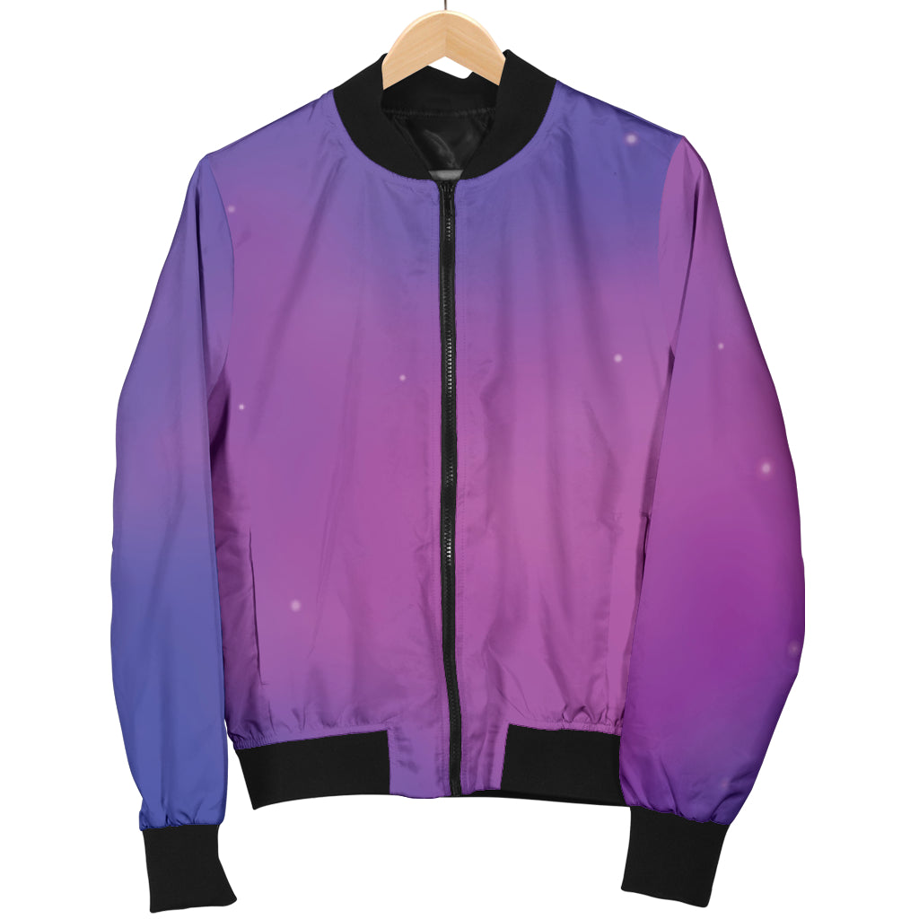 Nebula Pattern Print Design A05 Women's Bomber Jacket