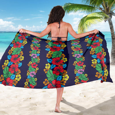 Hawaiian Themed Pattern Print Design H03 Sarong Pareo Wrap