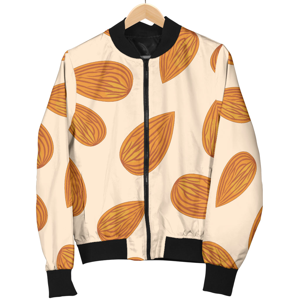 Almond Pattern Print Design 03 Women's Bomber Jacket