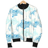 Sea Turtle Pattern Print Design T01 Women Bomber Jacket