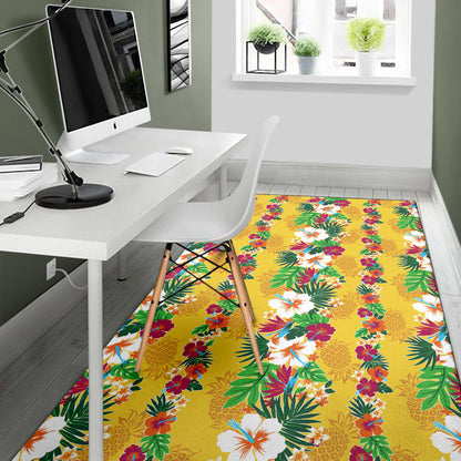 Hawaiian Themed Pattern Print Design H09 Area Rugs