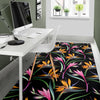 Tropical Flower Pattern Print Design TF017 Area Rugs