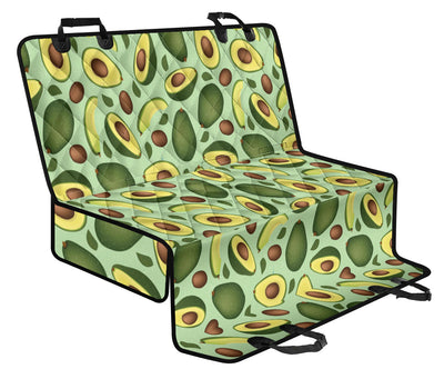 Avocado Pattern Print Design AC01 Rear Dog  Seat Cover