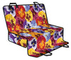 Pansy Pattern Print Design PS01 Rear Dog  Seat Cover