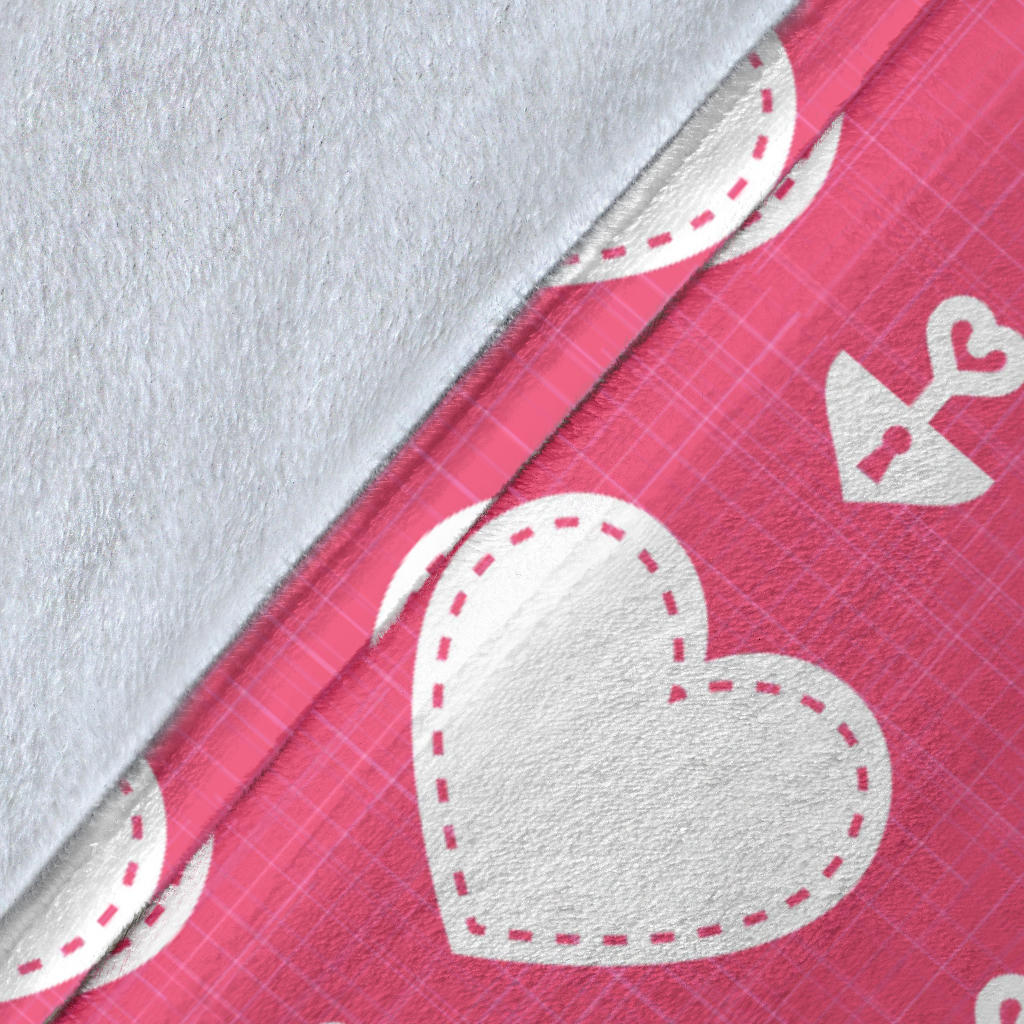 Heart Key Pattern Print Design HE09 Fleece Blanket