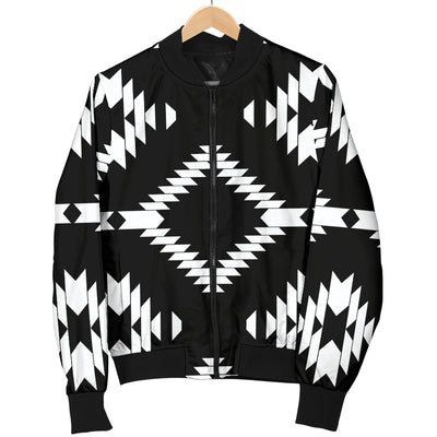 Native Pattern Print Design A04 Women's Bomber Jacket