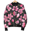 Apple blossom Pattern Print Design AB03 Women Bomber Jacket