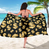 Dollar Pattern Print Design DO04 Sarong Pareo Wrap