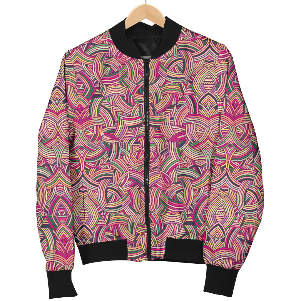 Celtic Pattern Print Design 04 Women's Bomber Jacket