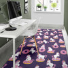 Donut Unicorn Pattern Print Design DN011 Area Rugs