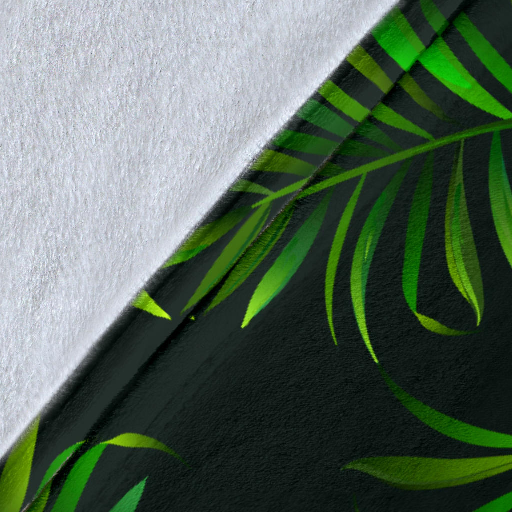 Rainforest Pattern Print Design RF03 Fleece Blanket