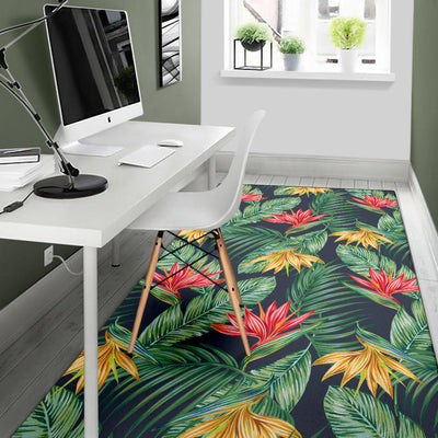 Bird Of Paradise Pattern Print Design BOP09 Area Rugs