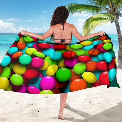 Candy Pattern Print Design CA03 Sarong Pareo Wrap