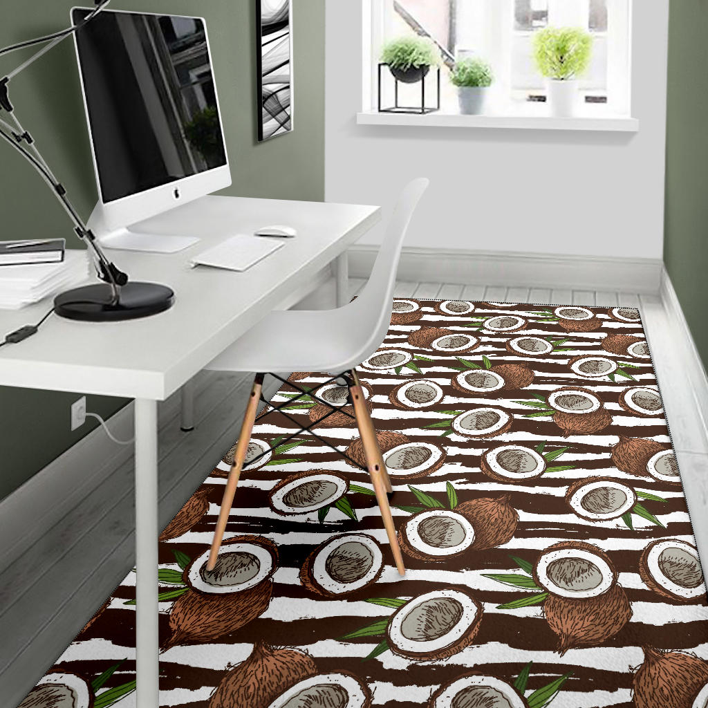 Coconut Pattern Print Design CN04 Area Rugs