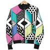 90s Pattern Print Design 3 Women's Bomber Jacket