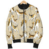 Beagle Pattern Print Design 04 Women's Bomber Jacket