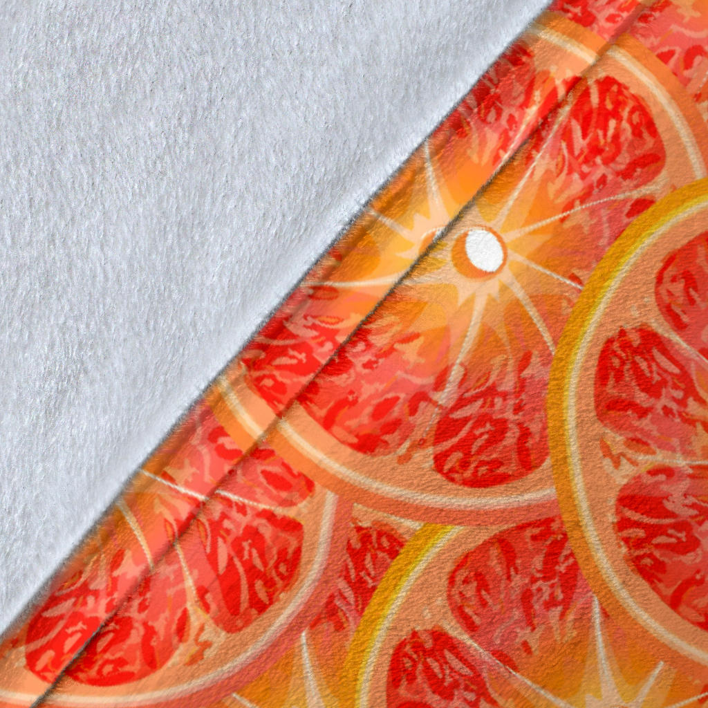 Grapefruit Pattern Print Design GF06 Fleece Blanket