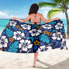 Hibiscus Pattern Print Design HB030 Sarong Pareo Wrap