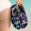 Lavender Dragonfly Pattern Print Design LV03 Aqua Water Shoes