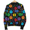 Chakra Pattern Print Design 01 Women's Bomber Jacket