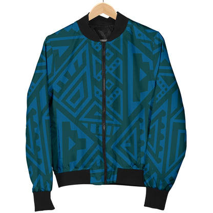 Maori Pattern Print Design 03 Women's Bomber Jacket