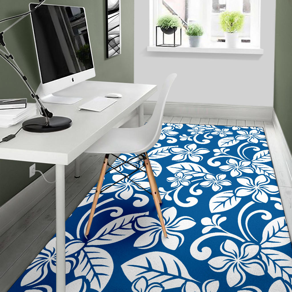 Plumeria Pattern Print Design PM013 Area Rugs