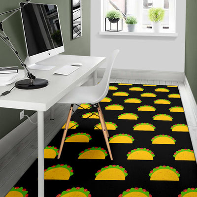 Taco Pattern Print Design TC06 Area Rugs