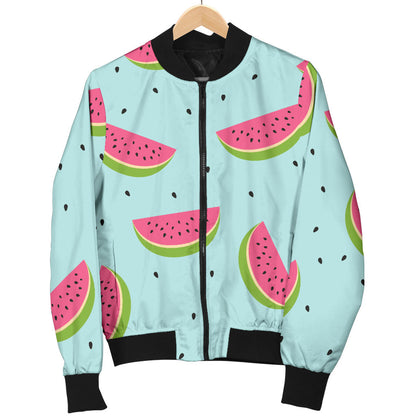 Watermelon Pattern Print Design WM06 Men Bomber Jacket