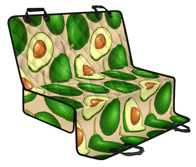 Avocado Pattern Print Design AC010 Rear Dog  Seat Cover