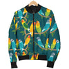 Lovebird Pattern Print Design 02 Women's Bomber Jacket