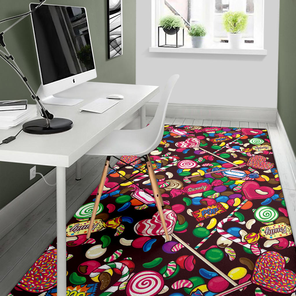 Candy Pattern Print Design CA02 Area Rugs