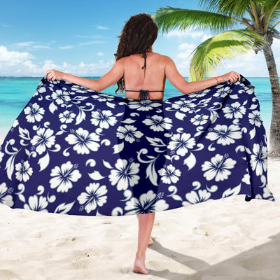 Hibiscus Pattern Print Design HB010 Sarong Pareo Wrap