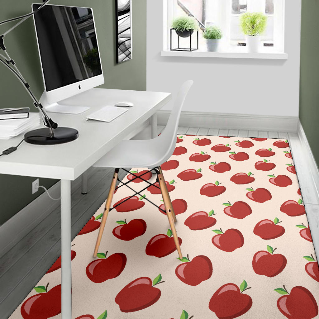 Apple Pattern Print Design AP01 Area Rugs