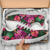 Hawaiian Flower Hibiscus tropical Sneakers White Bottom Shoes