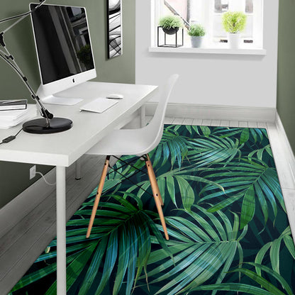 Tropical Flower Pattern Print Design TF011 Area Rugs