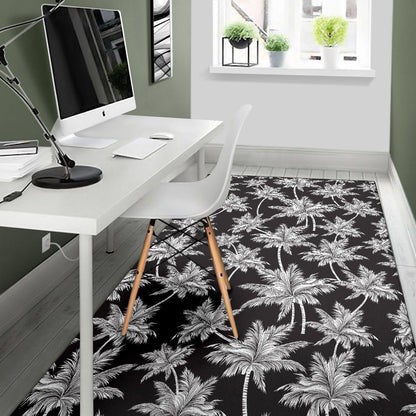 Palm Tree Pattern Print Design PT03 Area Rugs